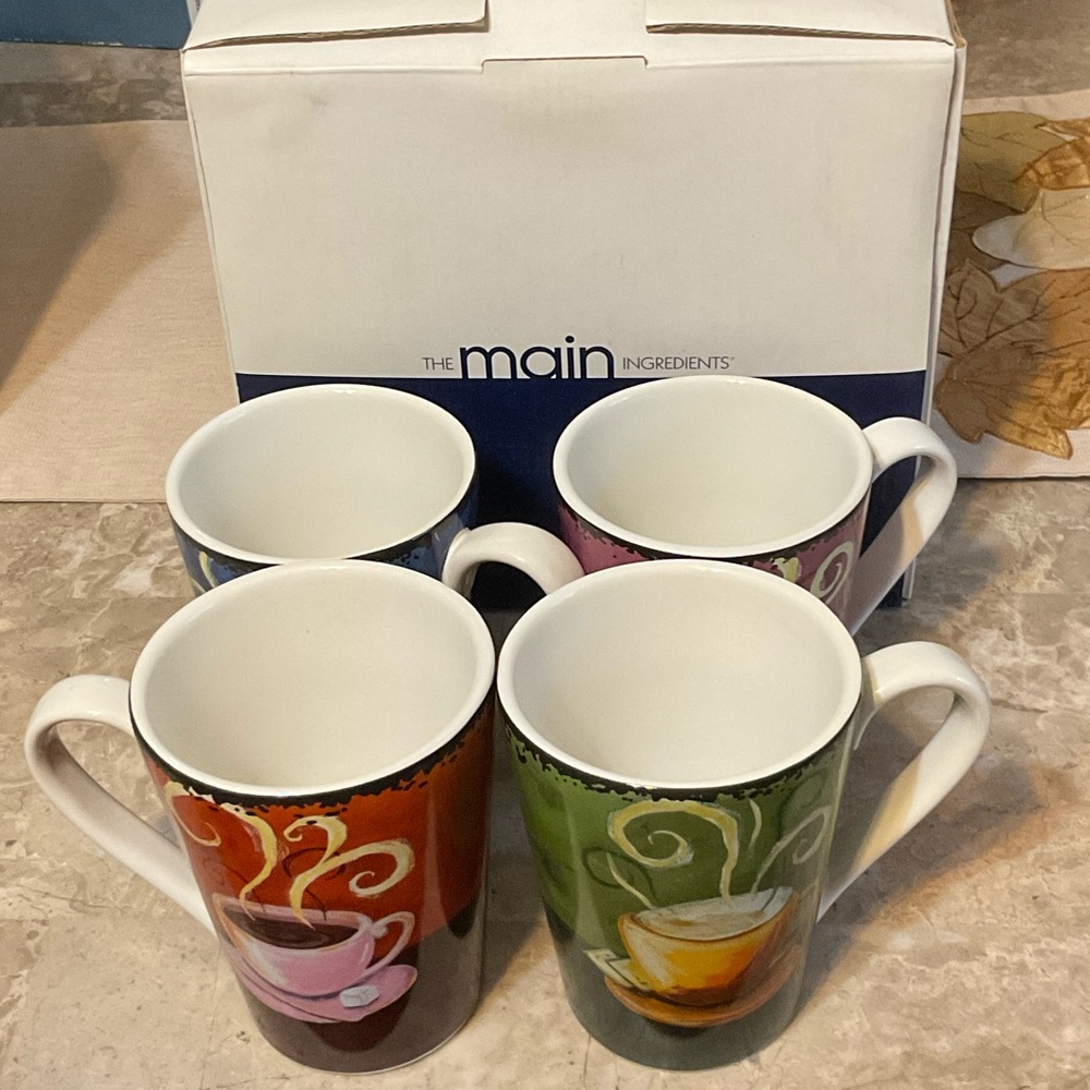 Colorful Coffee Mug Set